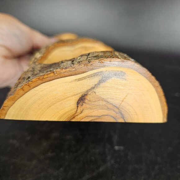 Olive Wood Nativity Scene Wall Art Hand Carved Bethlehem Signed 3 Panel 12" Tall - Picture 11 of 14